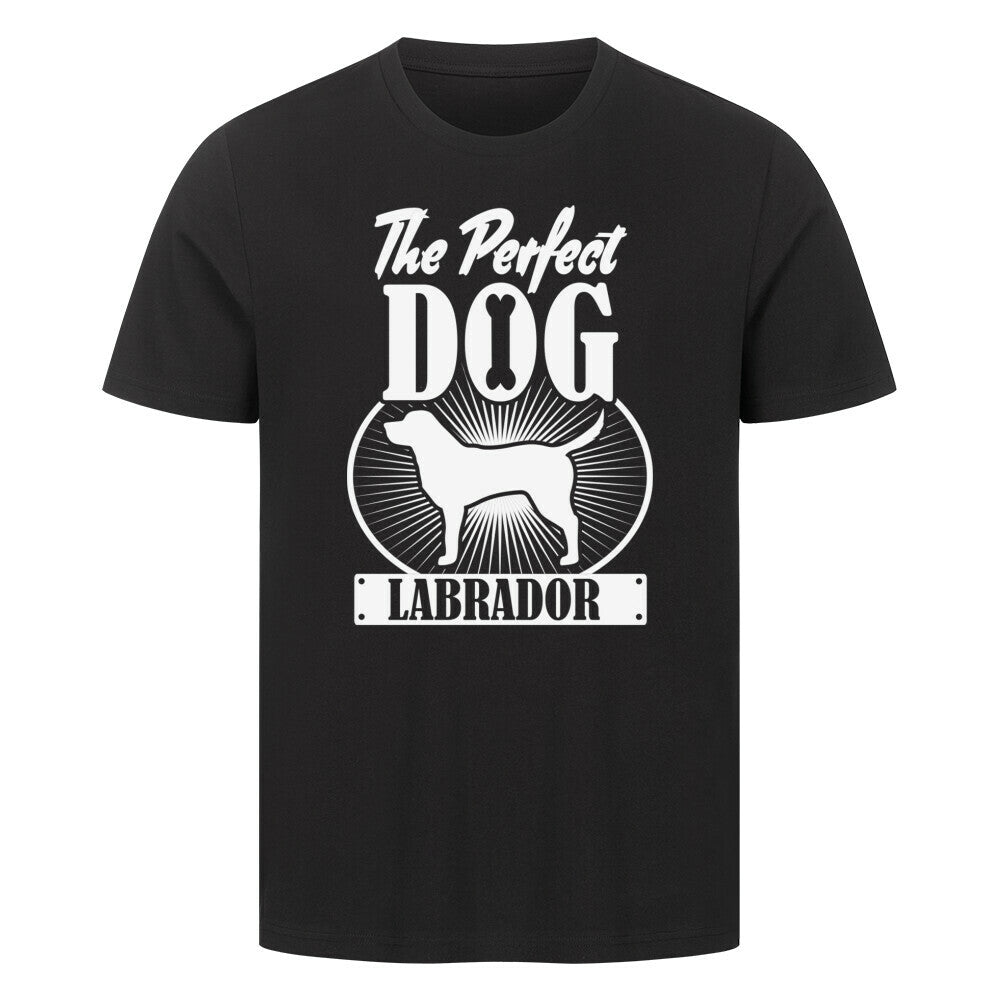 Premium T-Shirt "Labrador - Perfect Dog" Schwarz – hunde-shirt.de