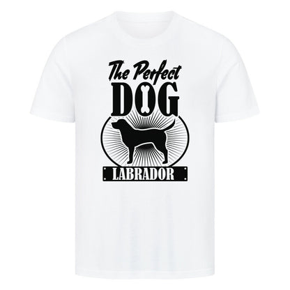 Premium T-Shirt "Labrador - Perfect Dog" Weiß – hunde-shirt.de