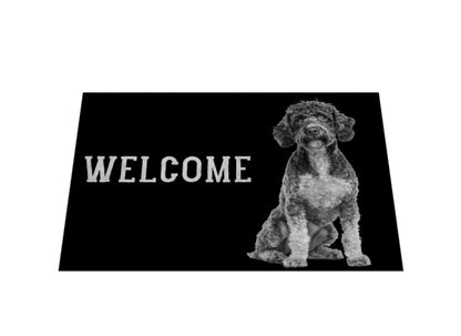 Fußmatte "Lagotto - WELCOME II" – hunde-shirt.de