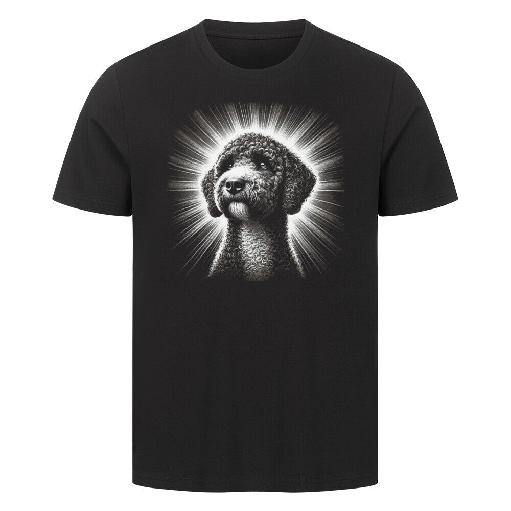 Premium T-Shirt "Lagotto - Shine" Schwarz – hunde-shirt.de