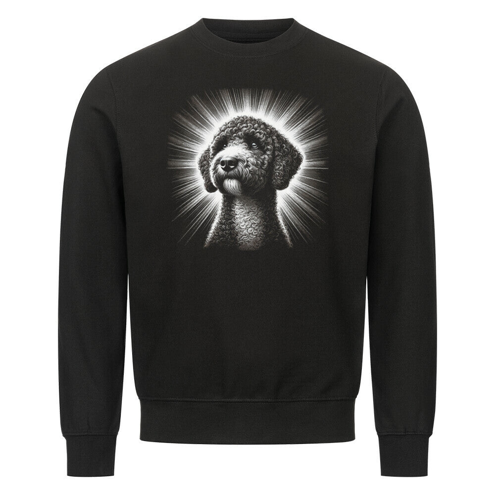 Premium Sweatshirt "Lagotto - Shine" Schwarz – hunde-shirt.de