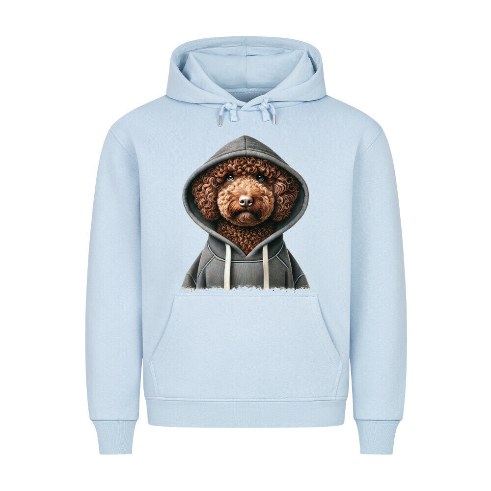 Premium Hoodie "Lagotto - Hooded" Babyblau – hunde-shirt.de