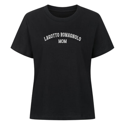 Premium Damen-Shirt "Lagotto - MOM" Schwarz – hunde-shirt.de