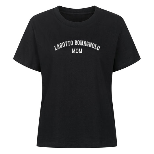 Premium Damen-Shirt "Lagotto - MOM" Schwarz – hunde-shirt.de