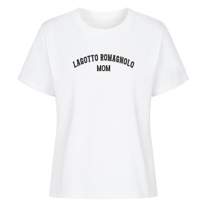 Premium Damen-Shirt "Lagotto - MOM" Weiß – hunde-shirt.de
