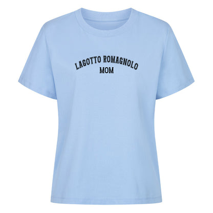 Premium Damen-Shirt "Lagotto - MOM" Sky Blue – hunde-shirt.de