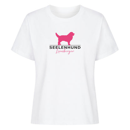 Premium Damen-Shirt "Leonberger - Seelenhund" Weiß – hunde-shirt.de