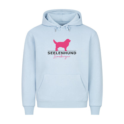 Premium Hoodie "Leonberger - Seelenhund" Babyblau – hunde-shirt.de