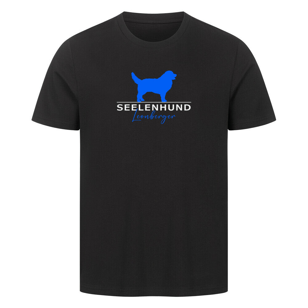 Premium T-Shirt "Leonberger - Seelenhund" Schwarz – hunde-shirt.de