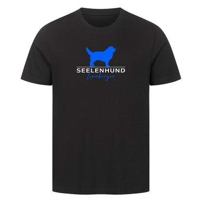 Premium T-Shirt "Leonberger - Seelenhund" Schwarz – hunde-shirt.de