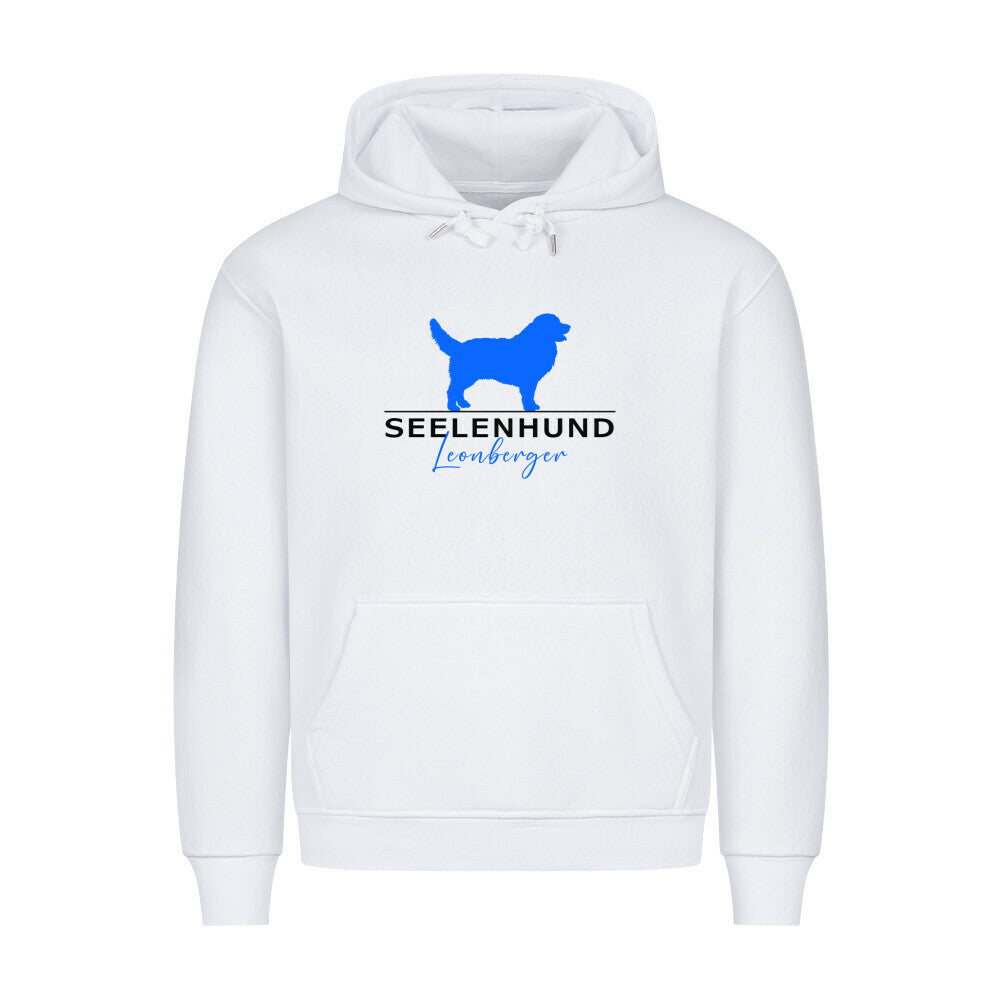 Premium Hoodie "Leonberger - Seelenhund" Weiß – hunde-shirt.de