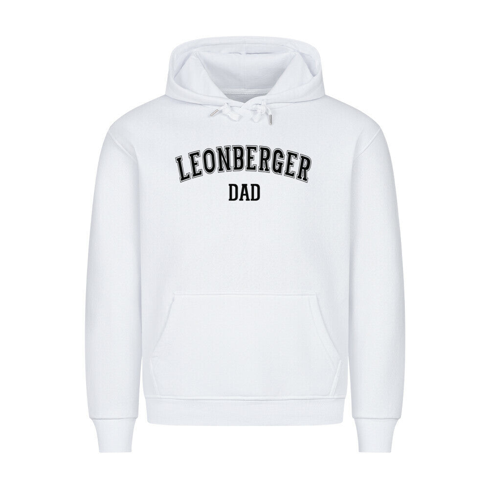 Premium Hoodie "Leonberger - DAD" Weiß – hunde-shirt.de