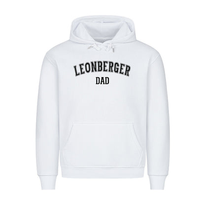 Premium Hoodie "Leonberger - DAD" Weiß – hunde-shirt.de