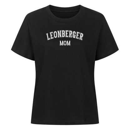 Premium Damen-Shirt "Leonberger - MOM" Schwarz – hunde-shirt.de