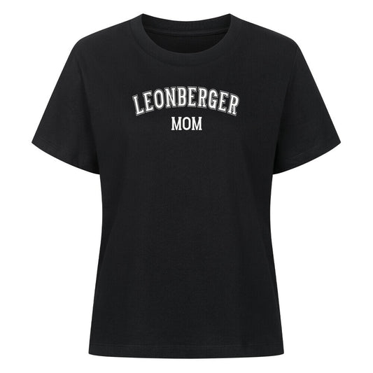 Premium Damen-Shirt "Leonberger - MOM" Schwarz – hunde-shirt.de