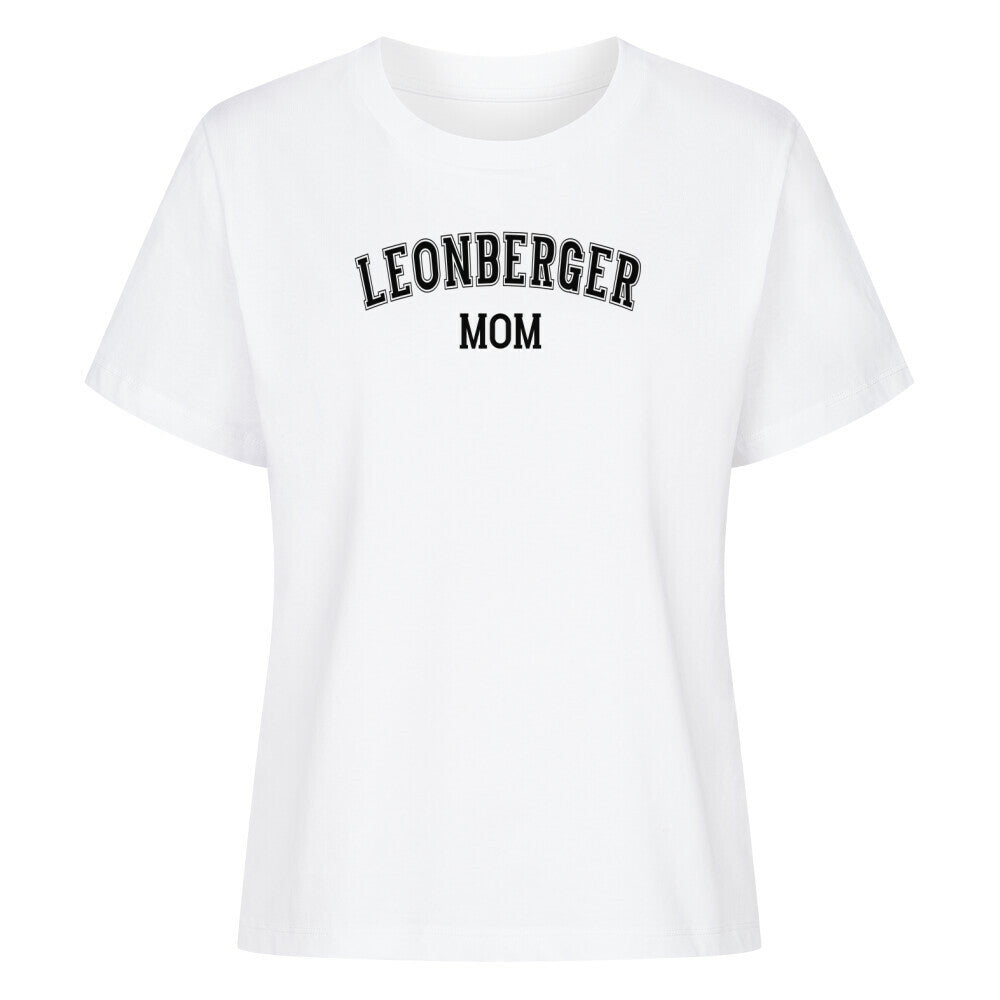 Premium Damen-Shirt "Leonberger - MOM" Weiß – hunde-shirt.de