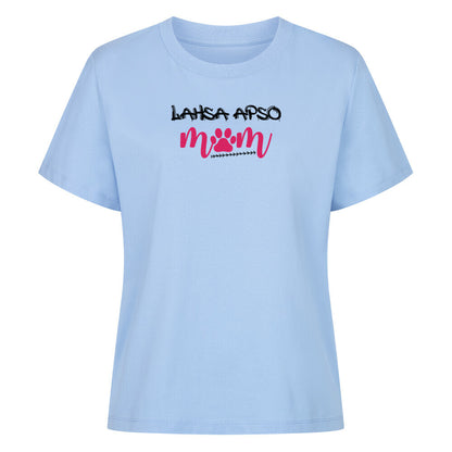 Premium Damen-Shirt "Lhasa Apso - Mom" Sky Blue – hunde-shirt.de