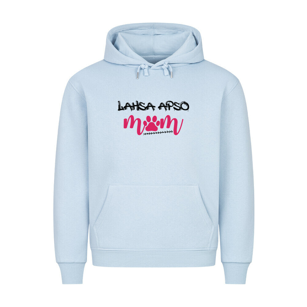 Premium Hoodie "Lhasa Apso - Mom" Babyblau – hunde-shirt.de