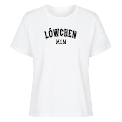 Premium Damen-Shirt "Löwchen - MOM" Weiß – hunde-shirt.de