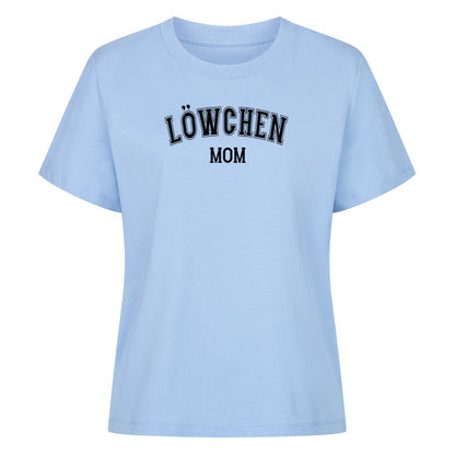 Premium Damen-Shirt "Löwchen - MOM" Sky Blue – hunde-shirt.de