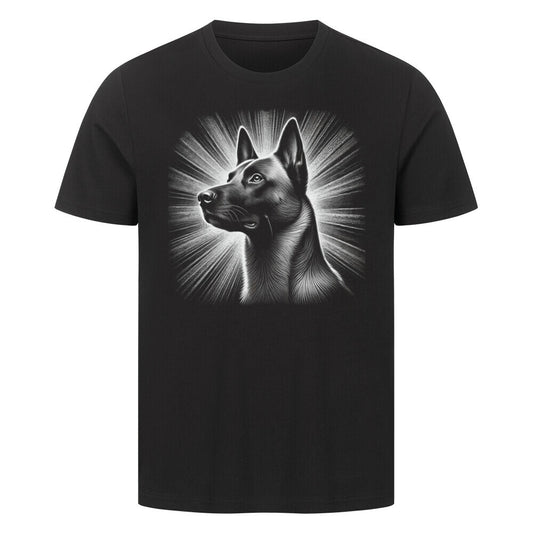 Premium T-Shirt "Malinois - Shine" Schwarz – hunde-shirt.de
