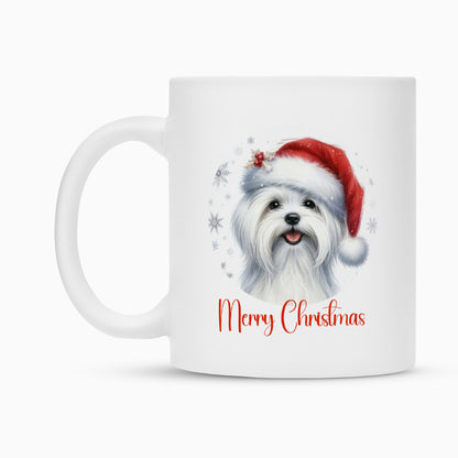 Tasse "Malteser - Merry Christmas" – hunde-shirt.de