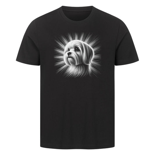 Premium T-Shirt "Malteser - Shine" Schwarz – hunde-shirt.de
