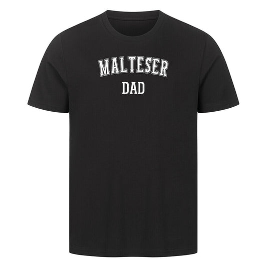 Premium T-Shirt "Malteser - DAD" Schwarz – hunde-shirt.de