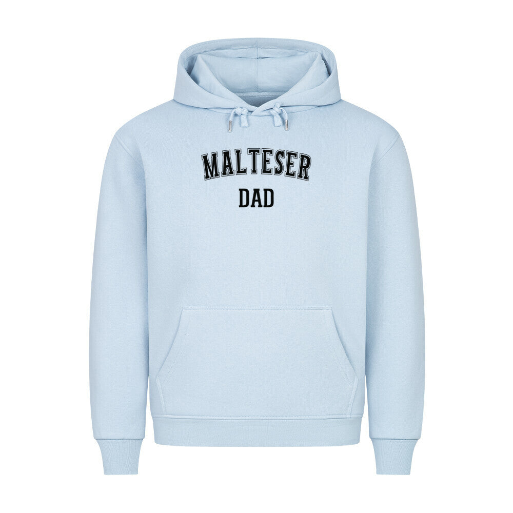 Premium Hoodie "Malteser - DAD" Babyblau – hunde-shirt.de
