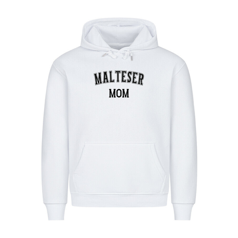 Premium Hoodie "Malteser - MOM" Weiß – hunde-shirt.de