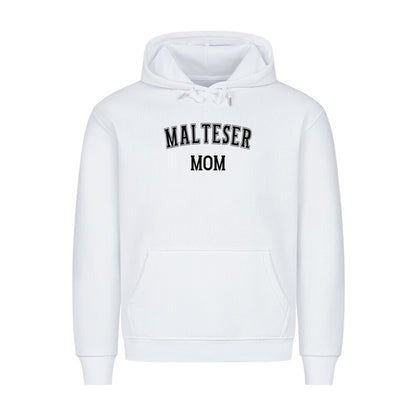 Premium Hoodie "Malteser - MOM" Weiß – hunde-shirt.de
