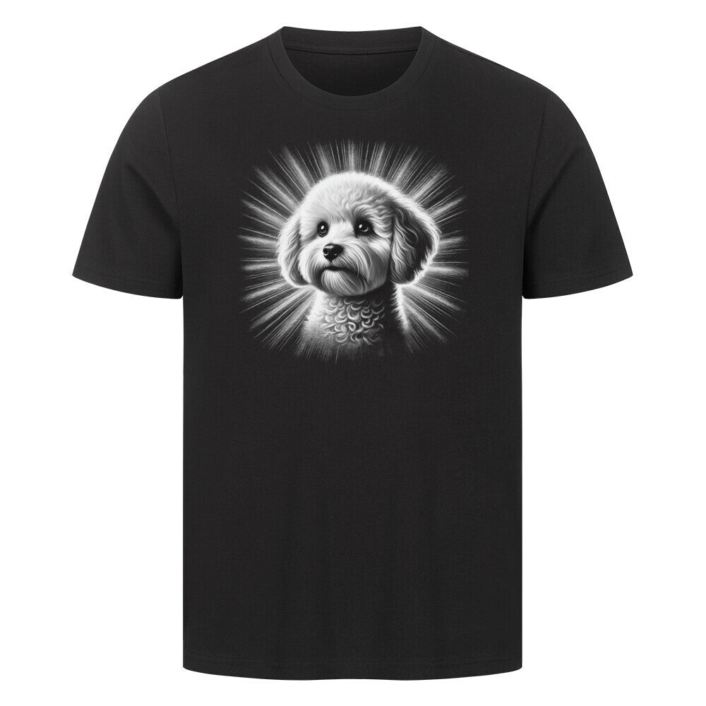 Premium T-Shirt "Maltipoo - Shine" Schwarz – hunde-shirt.de