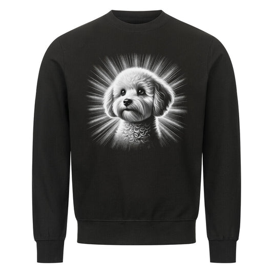 Premium Sweatshirt "Maltipoo - Shine" Schwarz – hunde-shirt.de