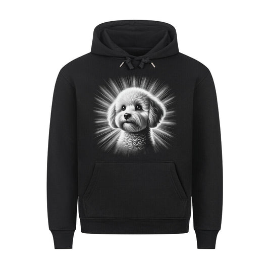 Premium Hoodie "Maltipoo - Shine" Schwarz – hunde-shirt.de