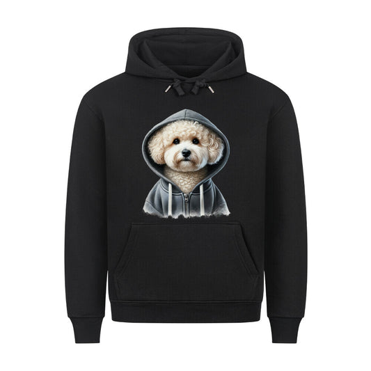Premium Hoodie "Maltipoo - Hooded" Schwarz – hunde-shirt.de