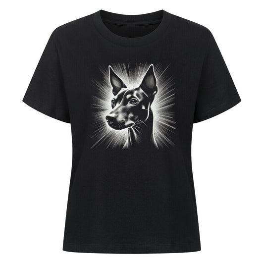 Premium Damen-Shirt "Manchester Terrier - Shine" Schwarz – hunde-shirt.de