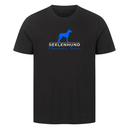 Premium T-Shirt "Manchester Terrier - Seelenhund" Schwarz – hunde-shirt.de