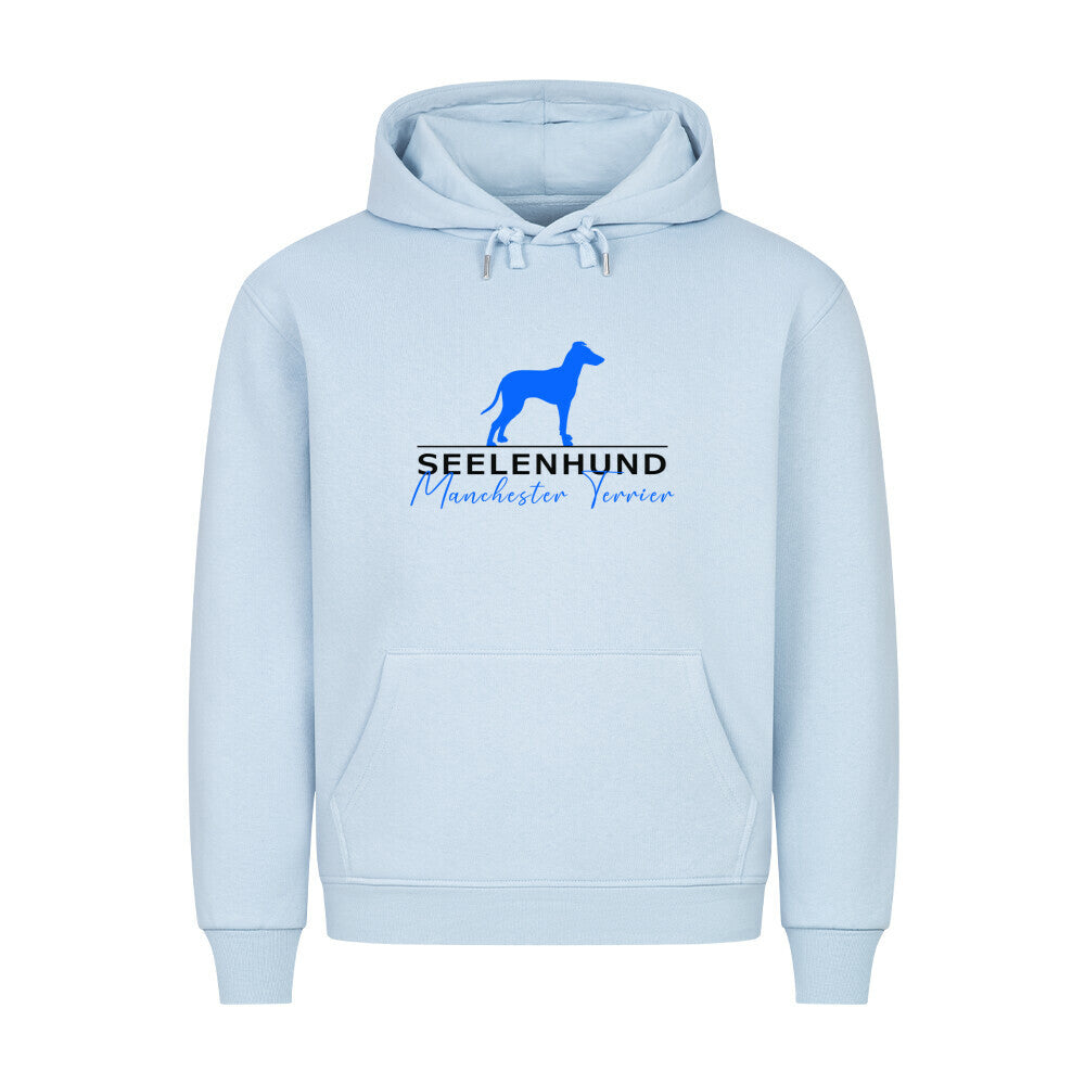 Premium Hoodie "Manchester Terrier - Seelenhund" Babyblau – hunde-shirt.de