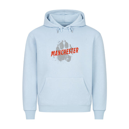 Premium Hoodie "Manchester Terrier - PAW" Babyblau – hunde-shirt.de