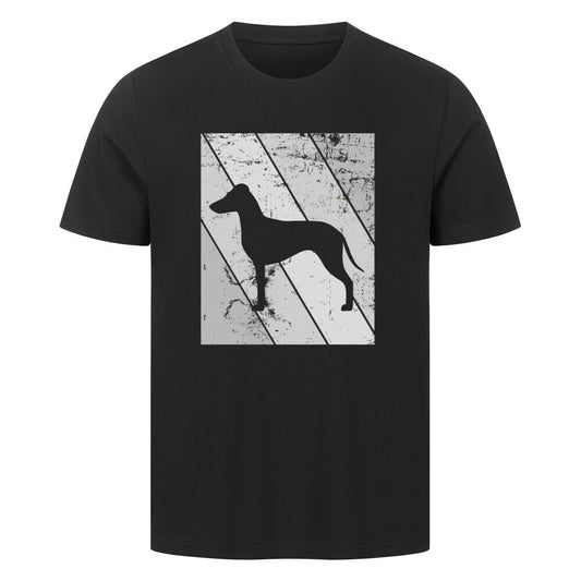 Premium T-Shirt "Manchester Terrier - BLOCK" Schwarz – hunde-shirt.de