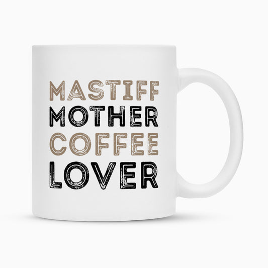 Tasse "Mastiff - Mother" Weiß – hunde-shirt.de