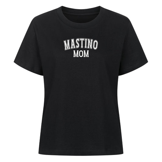 Premium Damen-Shirt "Mastino - MOM" Schwarz – hunde-shirt.de