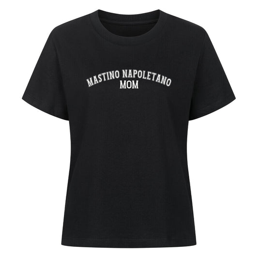 Premium Organic Damen-Women "Mastino - MOM" Schwarz – hunde-shirt.de
