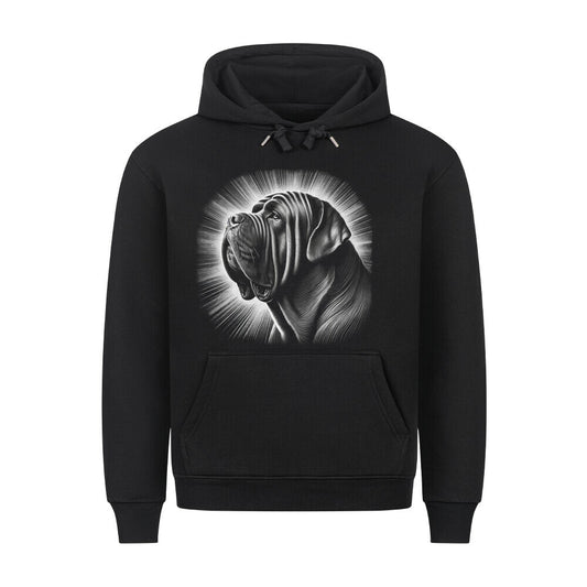 Premium Hoodie "Mastino - Shine" Schwarz – hunde-shirt.de
