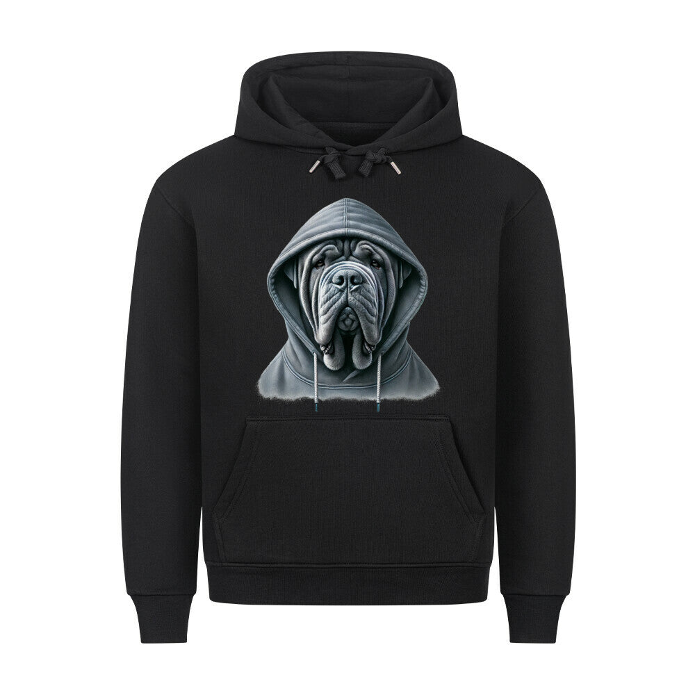 Premium Hoodie "Mastino - Hooded" Schwarz – hunde-shirt.de