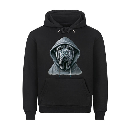 Premium Hoodie "Mastino - Hooded" Schwarz – hunde-shirt.de