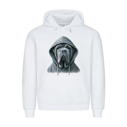 Premium Hoodie "Mastino - Hooded" Weiß – hunde-shirt.de