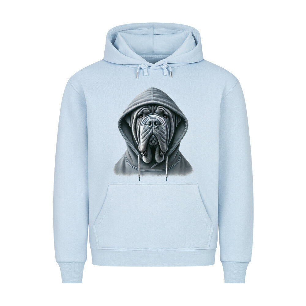 Premium Hoodie "Mastino - Hooded" Babyblau – hunde-shirt.de