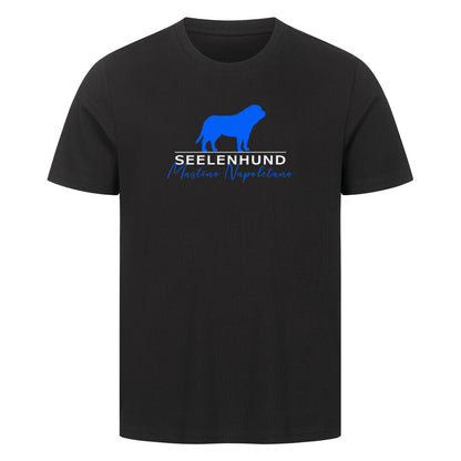 Premium T-Shirt "Mastino - Seelenhund" Schwarz – hunde-shirt.de