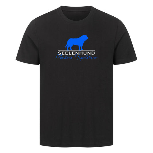 Premium T-Shirt "Mastino - Seelenhund" Schwarz – hunde-shirt.de